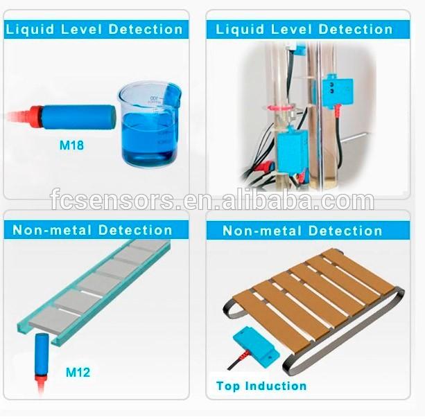 canalice el interruptor de límite del nivel del agua, nivel líquido sin contacto capacitivo sensor.jpg