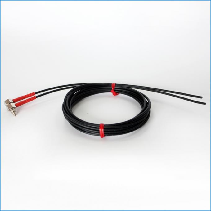 Fibras ópticas de detección del sensor 50m m de la fibra óptica del Por-haz M4 de 90 grados