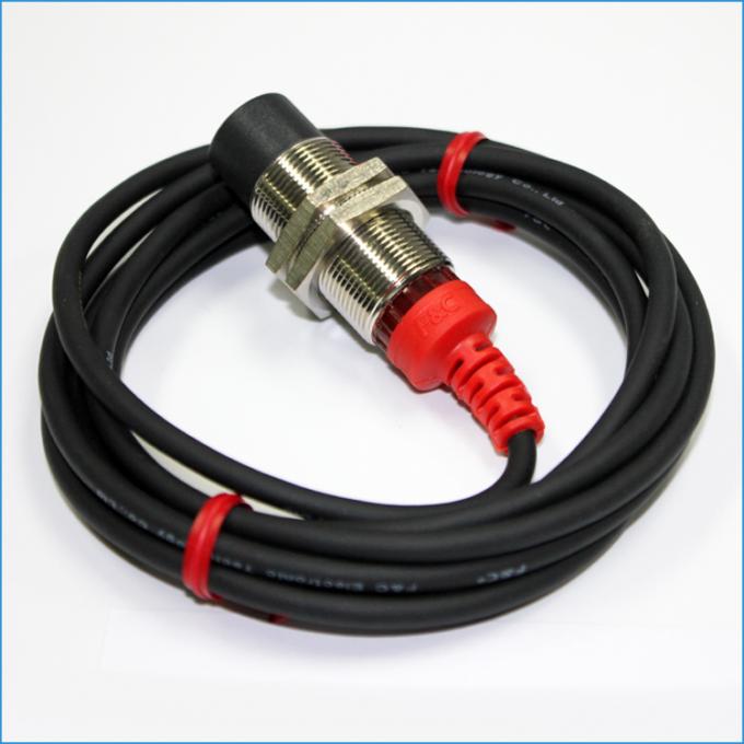 M18 No-protegió el interruptor inductivo de detección inductivo del sensor de proximidad 12-24VDC 8m m