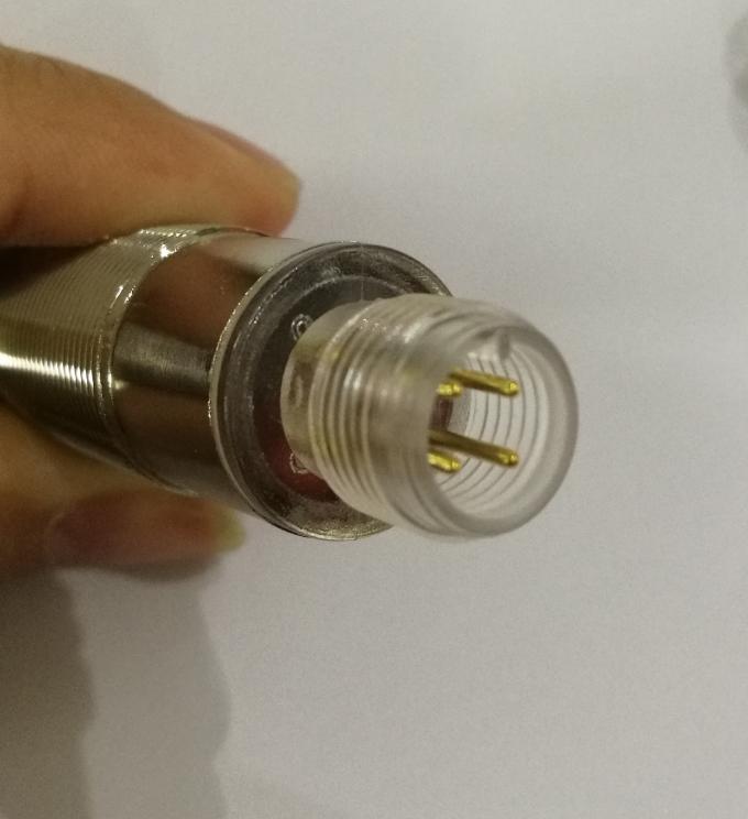 Metal M18 el tipo fotoeléctrico los 40cm del conector de los sensores M12 interruptor de 3 alambres de detección