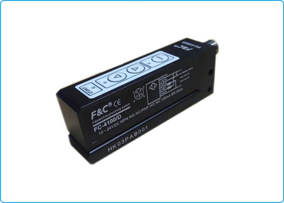 Sensor capacitivo 0.2m m 5Khz 12VDC de la etiqueta de la etiqueta engomada de la detección transparente clara de la etiqueta