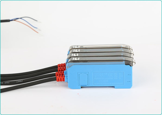 NINGÚN sensor elegante ajustable del amplificador de la fibra del sensor 12VDC de la fibra óptica del NC Digital