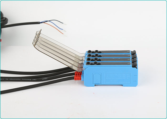 NINGÚN sensor elegante ajustable del amplificador de la fibra del sensor 12VDC de la fibra óptica del NC Digital